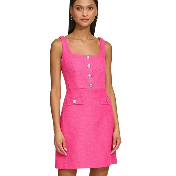 Karl Lagerfeld - Tweed Sheath Dress | 12 - Picture 1 of 7